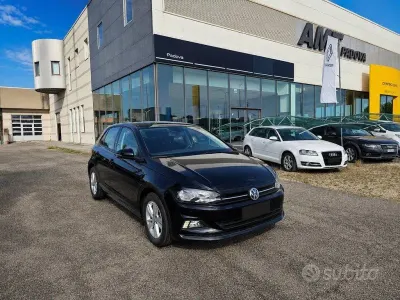 Usata VW Polo Comfortline 65 CV (47 kW) 2019 Nero Utilitaria