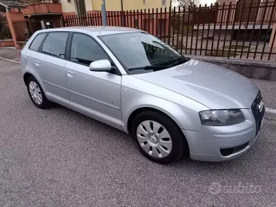 Usata Audi A3 Ambiente 140 CV (102 kW) 2007 Grigio Utilitaria