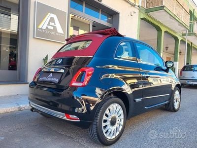 Usata Fiat 500C Lounge 69 CV (50 kW) 2019 Nero Cabrio