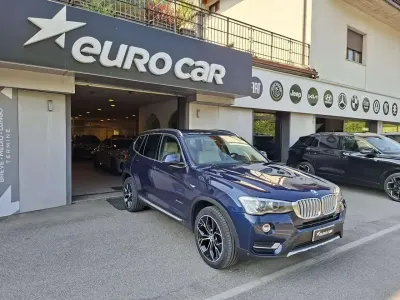 Usata BMW X3 xLine 249 CV (183 kW) 2017 Blu/azzurro SUV