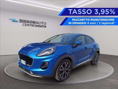 Usata Ford Puma Titanium 125 CV (91 kW) 2021 Blu metallizzato SUV