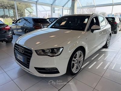 Usata Audi A3 Ambition 105 CV (77 kW) 2013 Bianco Berlina