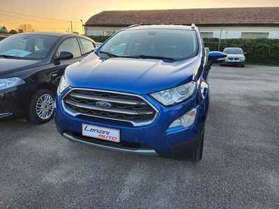 Usata Ford Ecosport Titanium S 125 CV (91 kW) 2018 Blu/azzurro SUV