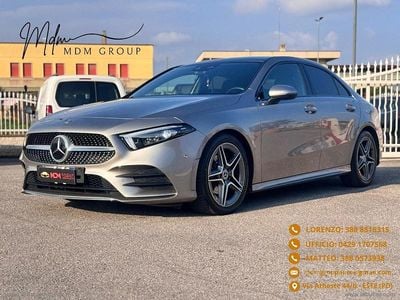 Usata Mercedes A180 AMG line 116 CV (85 kW) 2019 Grigio Berlina