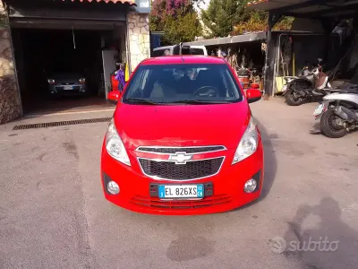 Begagnad Chevrolet Spark LS 68 HK (50 kW) 2012 Röd Halvkombi