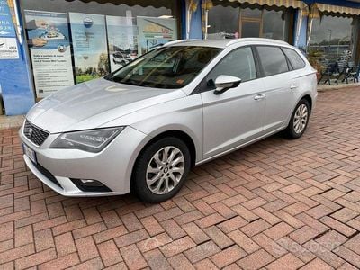 Usata Seat Leon ST Style 110 CV (80 kW) 2016 Argento Station wagon