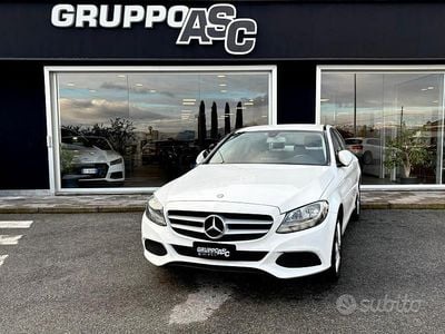 Usata Mercedes C180 116 CV (85 kW) 2015 Bianco Berlina