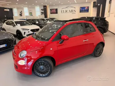 Usata Fiat 500C Lounge 69 CV (50 kW) 2023 Rosso metallizzato Cabrio