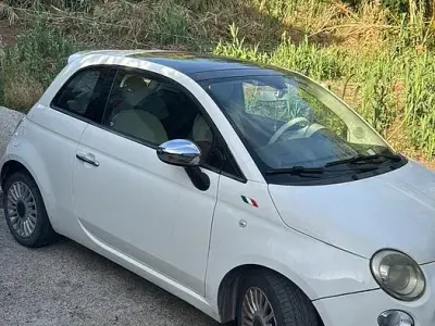 Usata Fiat 500 95 CV (69 kW) 2011 Bianco Utilitaria