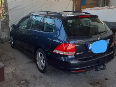 Begagnad VW Golf VI 2009 Blå Halvkombi