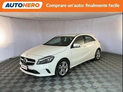Usata Mercedes A180 110 CV (80 kW) 2017 Bianco Berlina
