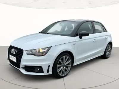 Usata Audi A1 Sportback Admired 90 CV (66 kW) 2014 Bianco ghiaccio/nero brillante Utilitaria
