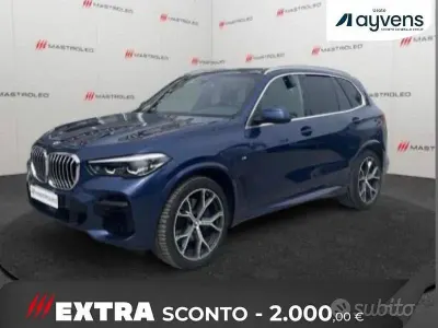 Usata BMW X5 M Sport 231 CV (169 kW) 2022 Blu/azzurro SUV