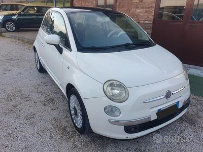 Usata Fiat 500 Lounge 69 CV (50 kW) 2008 Bianco Berlina