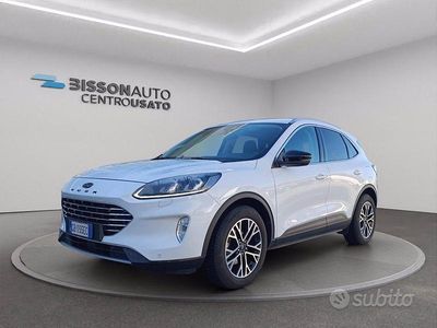 Usata Ford Kuga Titanium 120 CV (88 kW) 2020 Bianco frozen SUV