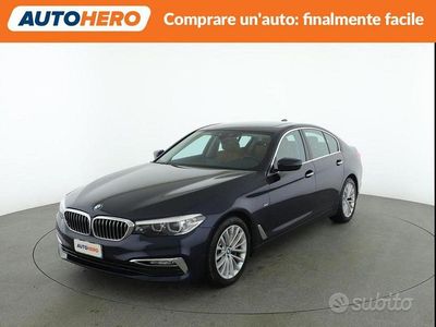Usata BMW 530 Luxury Line 265 CV (194 kW) 2017 Blu Berlina