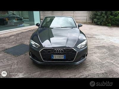 Usata Audi A5 Cabriolet Advanced 190 CV (139 kW) 2020 Grigio scuro pastello Cabrio