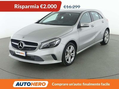 Usata Mercedes A180 109 CV (80 kW) 2017 Argento Berlina