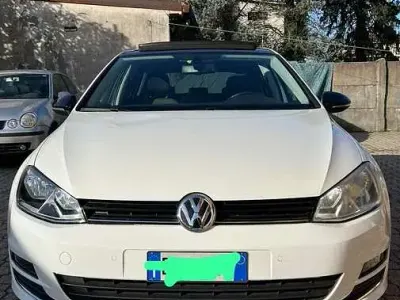 Usata VW Golf VII Highline 125 CV (91 kW) 2015 Bianco Berlina