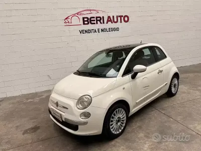 Usata Fiat 500 69 CV (50 kW) 2009 Bianco Cabrio