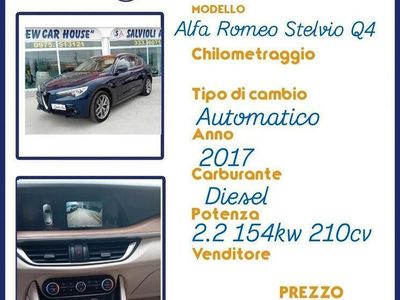 Usata Alfa Romeo Stelvio Super 210 CV (154 kW) 2017 Blu SUV