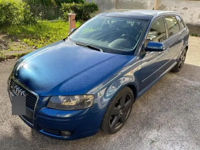 Usata Audi A3 Sportback S-Line 140 CV (102 kW) 2006 Blu Utilitaria