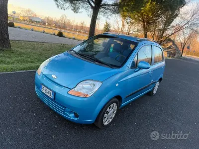 Usata Chevrolet Matiz SX 67 CV (49 kW) 2010 Blu Utilitaria