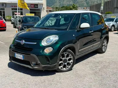 Usata Fiat 500L Trekking 105 CV (77 kW) 2014 Verde toscana Monovolume