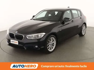 Usata BMW 118 Sport Line 150 CV (110 kW) 2018 Nero Utilitaria
