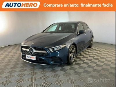 Usata Mercedes A200 Premium 150 CV (110 kW) 2021 Blu Berlina