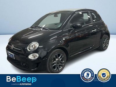 Usata Fiat 500C Connect 70 CV (51 kW) 2021 Nero metallizzato Cabrio