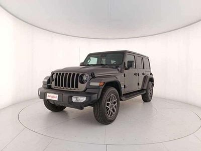 Usata Jeep Wrangler Unlimited Sahara 272 CV (200 kW) 2023 Granite cristal met SUV