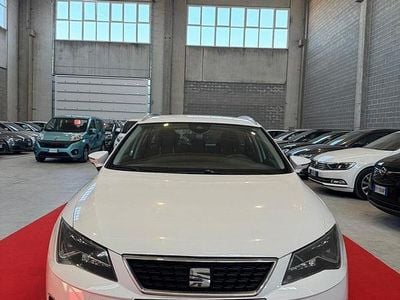 Usata Seat Leon ST Business 116 CV (85 kW) 2018 Bianco Station wagon