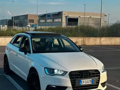 Usata Audi A3 Premium 110 CV (80 kW) 2014 Bianco Utilitaria