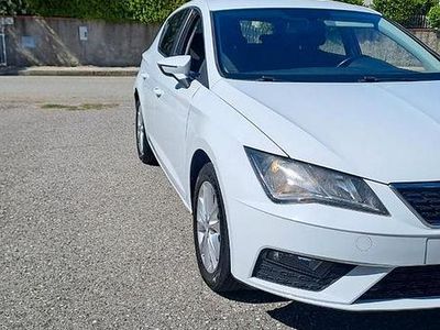 Usata Seat Leon 115 CV (84 kW) 2016 Bianco Berlina