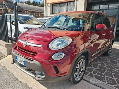 Usata Fiat 500L Trekking 85 CV (62 kW) 2015 Rosso Monovolume