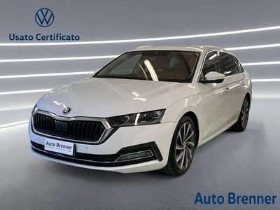 Usata Skoda Octavia Style 150 CV (110 kW) 2020 Bianco Station wagon