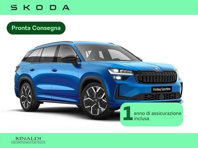 Nuova Skoda Kodiaq SportLine 150 CV (110 kW) 2026 Blu race metallizzato SUV