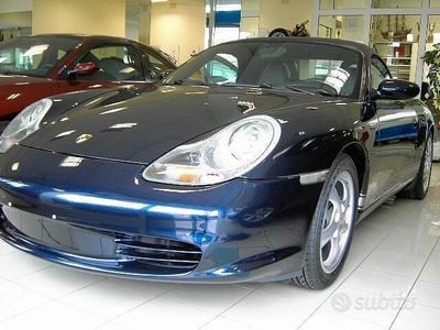 Usata Porsche Boxster 228 CV (167 kW) 2003 Blu met. Cabrio
