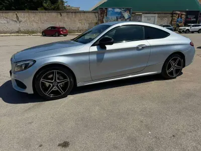 Usata Mercedes C220 Premium Plus 170 CV (125 kW) 2018 Blu/azzurro Coupé