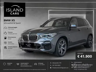 Usata BMW X5 M Sport 231 CV (169 kW) 2022 Grigio SUV