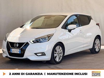 Begagnad Nissan Micra Tekna 101 HK (74 kW) 2020 Vit Halvkombi