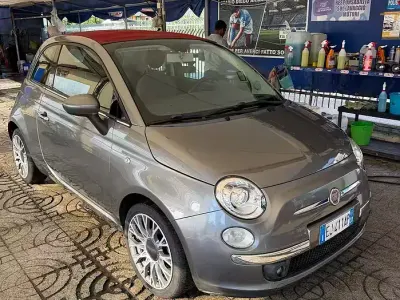 Usata Fiat 500C Lounge 69 CV (50 kW) 2011 Grigio Cabrio