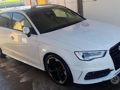 Usata Audi A3 S-Line 150 CV (110 kW) 2015 Bianco Berlina