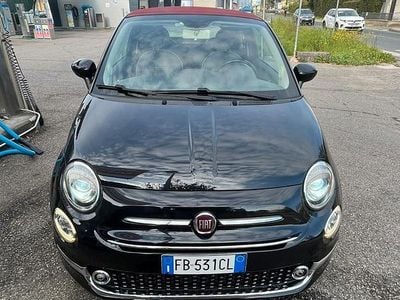 Usata Fiat 500C 69 CV (50 kW) 2015 Nero Cabrio
