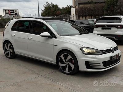 Usata VW Golf VII GTD 184 CV (135 kW) 2014 Bianco Berlina