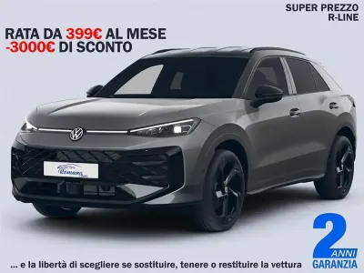 Nuova VW T-Roc R-line 150 CV (110 kW) 2026 Grigio chiaro SUV