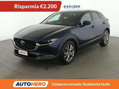 Usata Mazda CX-30 Exclusive 150 CV (110 kW) 2020 Blu/azzurro SUV