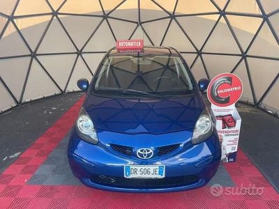 Brugt Toyota Aygo 68 HK (50 kW) 2008 Blå Hatchback