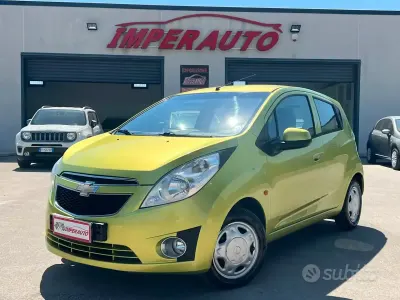 Usata Chevrolet Spark LS 68 CV (50 kW) 2012 Verde Utilitaria